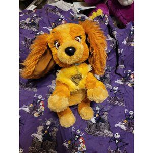 Authentic Disneyland Resort Lady & The Tramp Plush LADY Stuffed Animal Toy